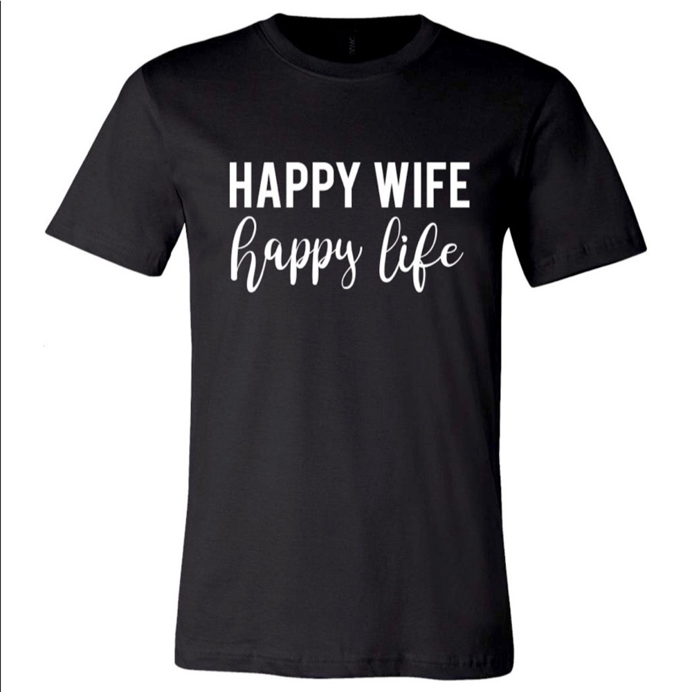 Happy Wife Happy Life Tshirt